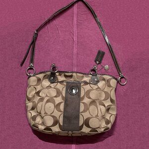 Coach Jacquard Tote Bag # F19203. FIXER - UPPER!!!